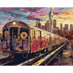  Festmény Számokkal, Kerettel Metro festőfestmény 50x40 cm (5907649962377)