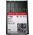 Groz-Beckert Varrógéptűk Beckert Overlock Éles B27 DCx27 70/10R (B27 DCx27 70/10R)