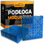 Auto Gamma Padló modul Csempe puzzle 40x40 Garázs Autó Padló Műhely Kék (Podłoga Modułowa)