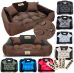 KingDog Kutyafekhely Fekhely Párna 75x65 cm Névre szóló Vízálló Barna (KIN75/65BRA)