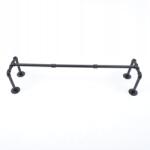  117, 8 cm-es falra szerelhető ruhaakasztó állvány, ruhatartó, teherbírása 30 kg (Uchwyt na kieliszek do wina)