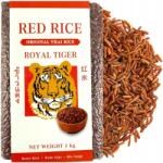 Royal Tiger Thai Sötét Vörös Rizs Élelmi rost forrás Thai Original Red Rice 1kg 1000g