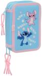 SAFTA Несесер със съдържание и с 3 ципa Stitch