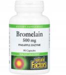 Natural Factors Natural Factor Bromelin 500 mg, 90 caps Ananász Enzim Emésztés Fehérje (NF-88952)