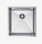 Melanstar Pult alatti mosogató Acél Inox 40x50 Szifon (MEL5040)