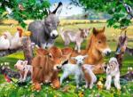 NORIMPEX - Puzzle Pictură cu diamant: Animale de fermă 30x40 cm - 1 - 39 piese