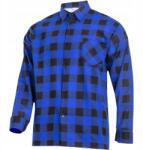 LAHTI PRO Flanel Kockás Ing, Kék, 170G/M2, S, Ce, (lpkf3)