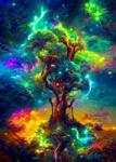 Enjoy - Puzzle Arborele Cosmic al Vieții - 1 000 piese Puzzle