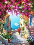 NORIMPEX - Puzzle Pictura cu diamant: Scari deasupra marii 30x40cm - 1 - 39 piese