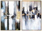 AdTrend Set 2 tablouri canvas abstract 60 x 90 cm (119610)
