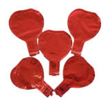 Balloons4party Set 5 baloane folie inimioare rosu 25 cm