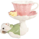 Clayre & Eef Decoratiune Paste Iepuras polirasina multicolora 20x14x17 cm (6PR5937)