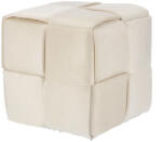 AdTrend Puf catifea bej 37 x 37 x 37 cm (120774)