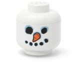 LEGO® Cap LEGO de depozitare (mini) - om de zăpadă (SL40330817)