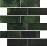  Öntapadós falicsempe 24 db 30, 5x30, 5 cm 2, 23 m2 Zöld tégla (B0CMGT3MQL)