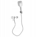  Fekete zuhanycsaptelep, Fali zuhanycsaptelep, Fürdőszobai zuhanycsaptelep (Bathroom Shower Faucet)