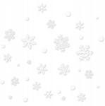 Ruhhy karácsonyi ablakmatricák téli hópehely motívummal (22359)