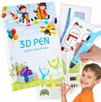 Lewer 3D Toll Sablonok Könyve Toll Sablonok 40 Oldal Nyomtatás (Książka z szablonami 40 stron długopis 3D)