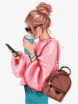 Ideyka Set pictura pe numere, cu sasiu, Ritm urban, 30x40 cm (KHO4815)