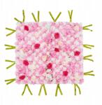  1 * 1 m-es rózsaszín virágos falszőnyeg selyem rózsa virágpanelek (9344483220267)