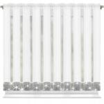  Klasszikus fátyolfüggöny strasszokkal a hálószoba nappalijába 150x400 (L 184)