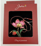 Flippy Brosa Vintage, Jolie, Material Metal, Ambalaj Carton, Dimensiune Brosa Aproximativ 4-6 cm, Model Lalea Roz (teo-165154)
