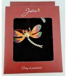 Flippy Brosa Vintage, Jolie, Material Metal, Ambalaj Carton, Dimensiune Brosa Aproximativ 4-6 cm, Model Libelula, Multicolor (teo-165155)