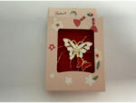 Flippy Martisor Brosa Mica in Cutie, Jolie, Dimensiune Brosa 2.5-3cm, Material Metal, Model Fluturi, Cutie Roz (teo-165206)