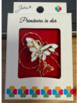 Flippy Martisor Brosa Mica in Cutie, Jolie, Dimensiune Brosa 2.5-3cm, Material Metal, Model Fluturi, Cutie Alba (teo-165453)