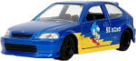 Jada Toys Метална количка Jada Toys Sonic - 1997 Honda Civic Type-R, 1: 32 (9335482314R00)
