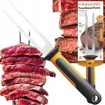 Fiskars Baromfi Hús Steak Nyárs Acél Villa 11CM Éles Prémium (1057548)