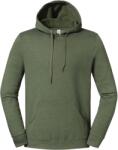 JERZEES 700M ECO PREMIUM / Uniszex kapucnis pulóver - katonai zöld heather 3XL XXXL (09700Maj313)