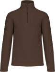 Kariban ENZO K912/ Férfi polár pulóver - csokoládé XL (20K91214004)