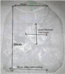 PROFOD PD-HOOD-B / Eldobható símaszk - fehér, univerzális (prof_2646)