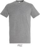 SOL'S IMPERIAL / Férfi vastag pamut póló - szürke melanzs XXL (25150007705)