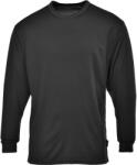 Portwest THERMAL BASELAYER B133 / Termo póló - fekete L (B133BKRL)