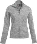 Promodoro 5295 / Női cipzáras pulóver - sportszürke XXXL (405295v3313)