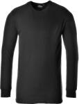 Portwest BASELAYER B123 / Hosszú ujjú termo ing - fekete 4XL (B123BKR4XL)