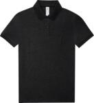 B&C Collection B&C MY POLO 210 / Női vastag pamut piké póló - heather aszfaltkék XL (01W463zm704)