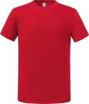 JERZEES 470M ECO PREMIUM / Uniszex biopamut rövid ujjú póló - igazi piros L (09470Mait03)