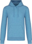 Kariban K4027 / Férfi kapucnis pulóver - felhőskék heather S (204027zk001)