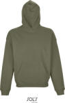 SOL'S CONNOR / Uniszex kapucnis pulóver - khaki M (25381355502)