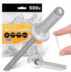 TRCR 500x Törhető Szegecsek 4x16 mm Alumínium Acél Horganyzott Rozsdamentes Iu szegecs (SE030311344)