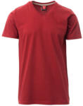 PAYPER V-NECK 000103-0026 / Férfi rövid ujjú, V-nyakú póló - bordó XL (000103002604000XL)
