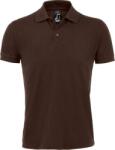 SOL'S PRIME / Férfi pólóing vastag pamutból - csokoládébarna M (25057114002)