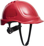 Portwest ENDURANCE VISOR PW55 / Szellőző sisak arcvédővel - piros (PW55RER)