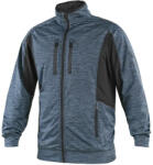 CXS CXS LEONIS / Férfi cipzáras pulóver - kék/fekete XL (152022741195)