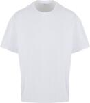 New Morning Studios NEW MORNING STUDIOS NM 003 / Uniszex oversized póló vastag pamutból - fehér 5XL (57000300115)