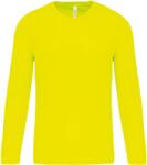 Proact PROACT. PA443 / Férfi hosszú ujjú sportpóló - rikító sárga S (20P44303001)