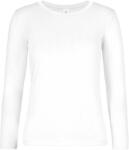 B&C Collection B&C 190 LSL / Női vastag pamut hosszú ujjú póló - fehér M (01008T00102)
